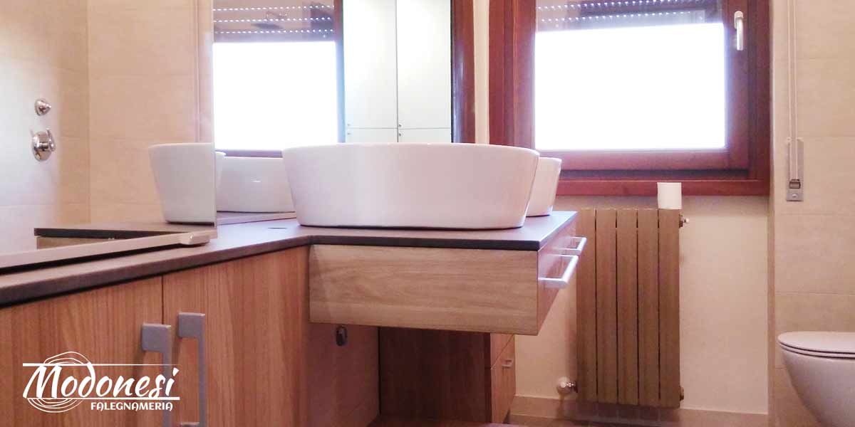 Mobile da bagno su misura per appartamento a Milano Lainate