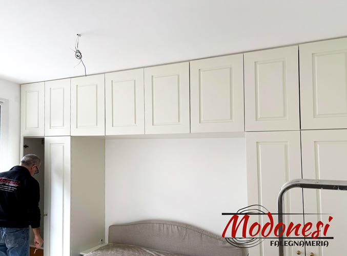 Armadio a Ponte per Camera da Letto Matrimoniale montaggio