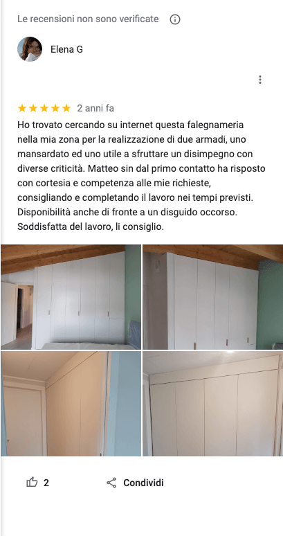 Armadio per mansarda Milano recensione