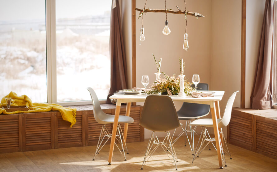 Arredamento su Misura Milano - Stile Scandinavo Arredamento su Misura Milano - Sala da Pranzo in Stile Scandinavo