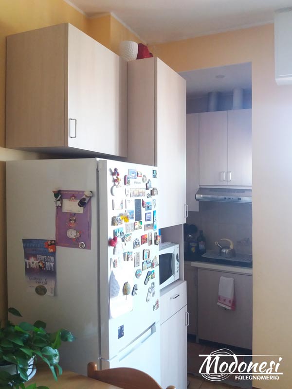 Come arredare cucine piccole Milano: piccola cucina in nicchia