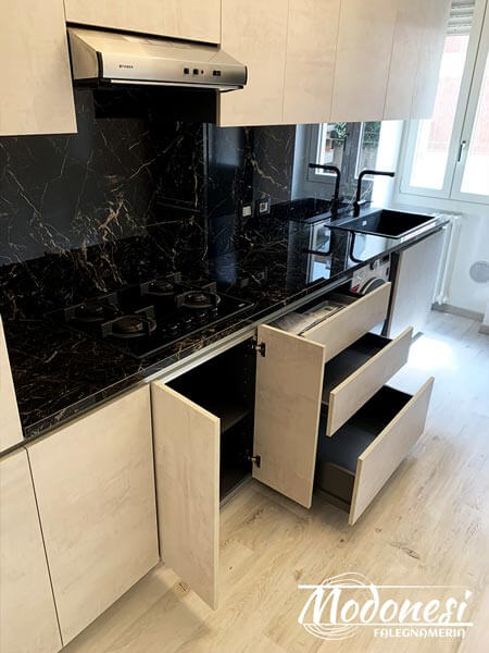 Cucina Lineare Moderna Su Misura Milano