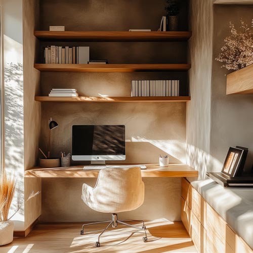 Librerie su misura Milano: scrivania libreria Librerie su misura Milano: scrivania libreria
