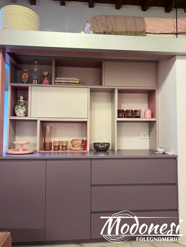 Mobile Soggiorno Dal Design Moderno A Milano Creato Su Misura Per Una Particolare Area Risultato Finale 02