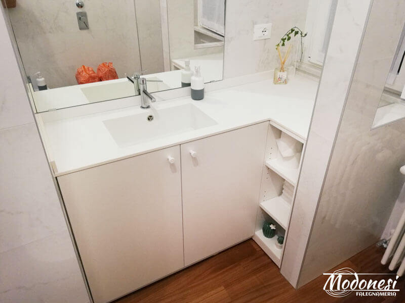 Mobili Bagno Su Misura Milano Mobile Bagno Angolare 01