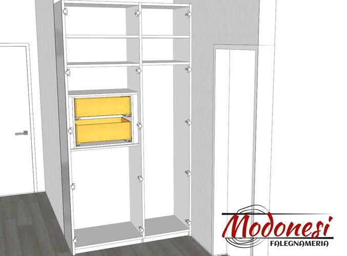 Render primo Mobile Ingresso interno