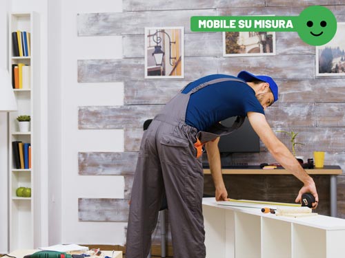 Montaggio mobile personalizzato da un professionista