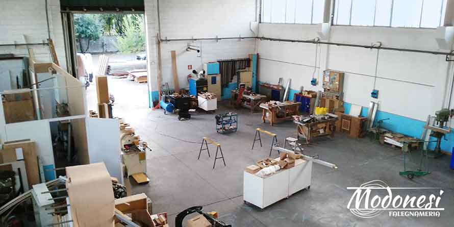 Modonesi Falegnameria Milano cambia laboratorio