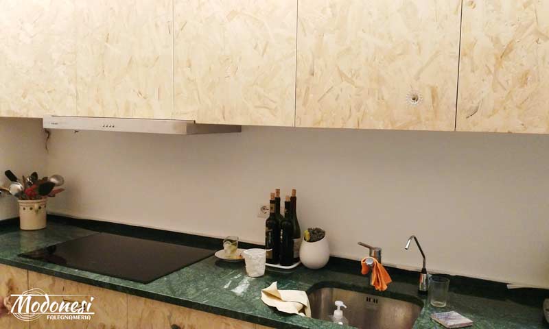 Cucina Bifacciale In Osb Lavoro Finito 07
