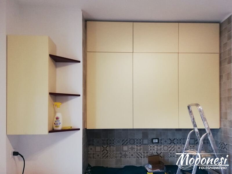 Cucina Su Misura In Nicchia Per Un Appartamento A Milano Applicazione 03