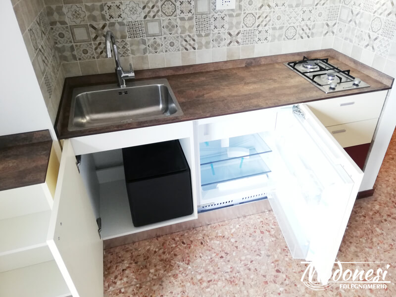 Cucina Su Misura In Nicchia Per Un Appartamento A Milano Finito 04