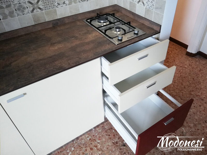 Cucina Su Misura In Nicchia Per Un Appartamento A Milano Finito 05