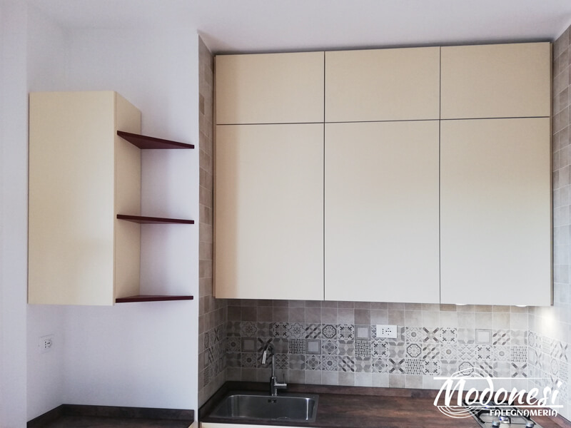 Cucina Su Misura In Nicchia Per Un Appartamento A Milano Finito 06