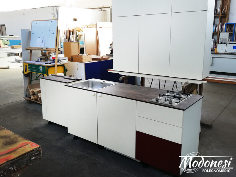 Cucina Su Misura In Nicchia Per Un Appartamento A Milano Lab 04