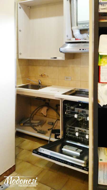 Cucinino Su Misura Pero Milano Messa In Opera 01