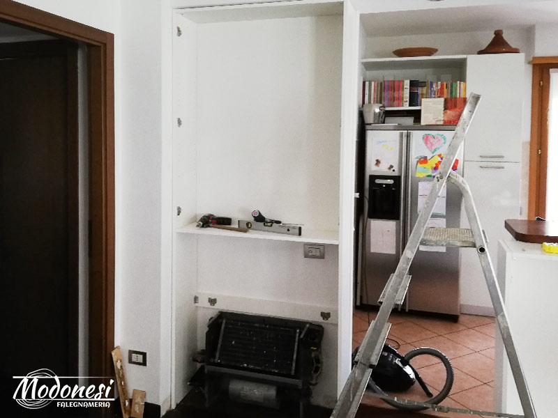 Copri Fan Coil In Legno Per Un Appartamento A Milano Applicazione 02