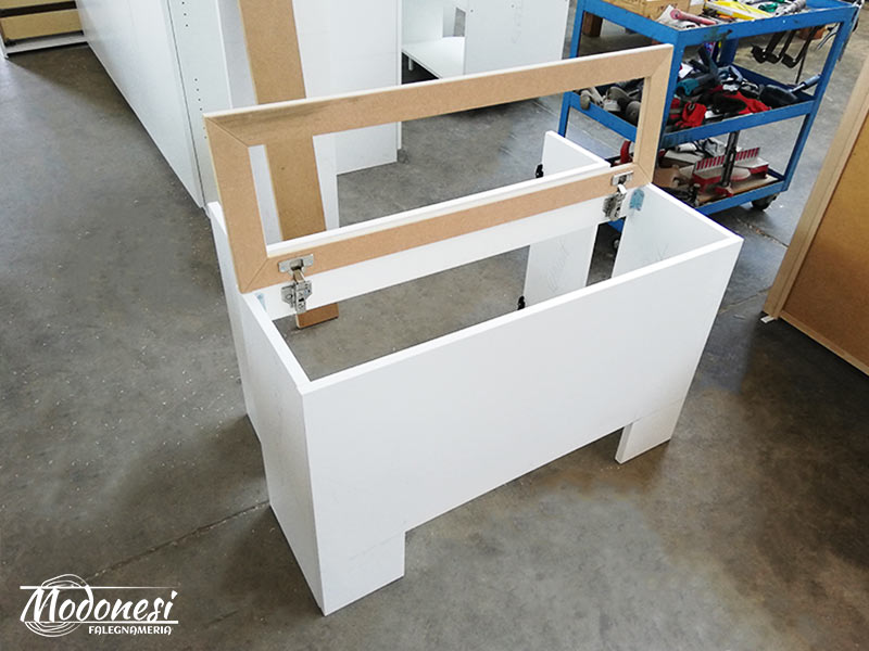 Copri Fan Coil In Legno Per Un Appartamento A Milano Laboratorio 02