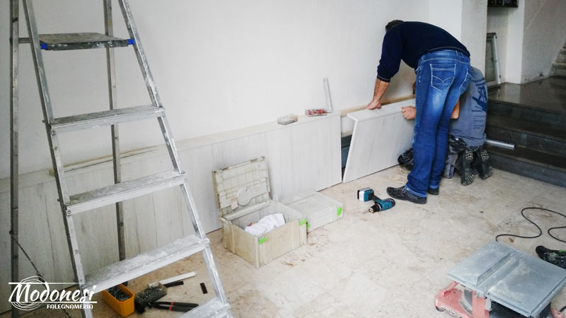 Mobile Copri Contatori Condominio Milano Messa In Opera 05