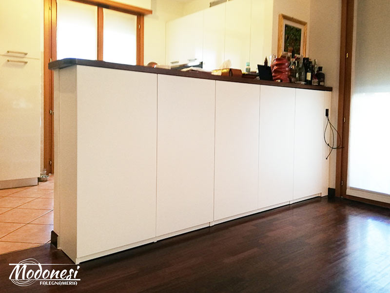 Mobile Credenza Su Misura Per Un Appartamento A Milano Finito 02