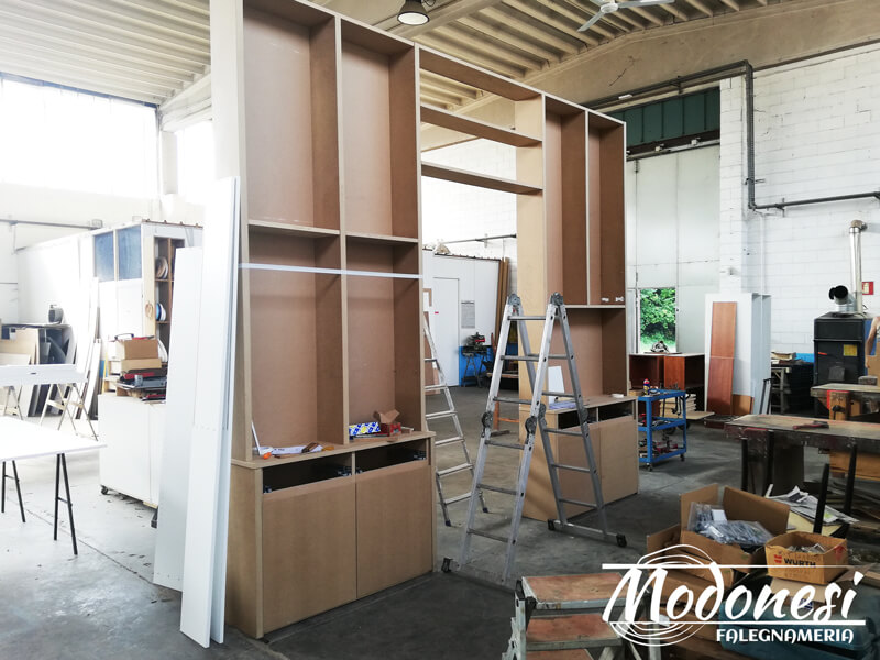 Mobile Libreria Verde Per Lo Studio Di Un Avvocato A Milano Lab 02