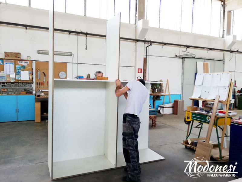 Mobile Per Nicchia In Soggiorno Per Un Appartamento A Milano Laboratorio 02
