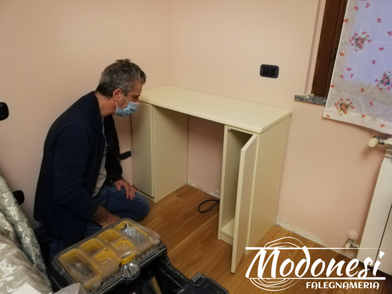 Mobile Toeletta Su Misura Progettato Per Una Casa A Settimo Milanese Applicazione 02