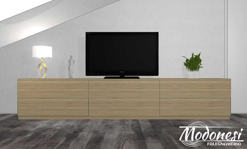 Mobiletto Per Televisore Milano Render 01
