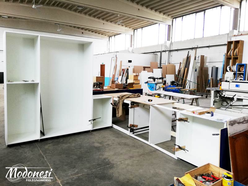 Mobili Per Lavanderia In Veranda Per Appartamento A Milano Laboratorio 04